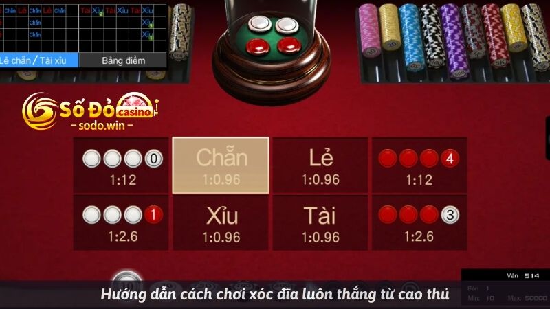 Hướng dẫn cách chơi xóc đĩa luôn thắng từ cao thủ