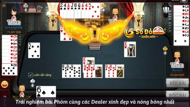 Đánh game thẻ bài phỏm đổi thưởng tại sodo